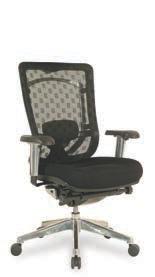 Focus High-Back Chair Greenguard certified. Features a knee tilt mechanism for an enhanced recline.
