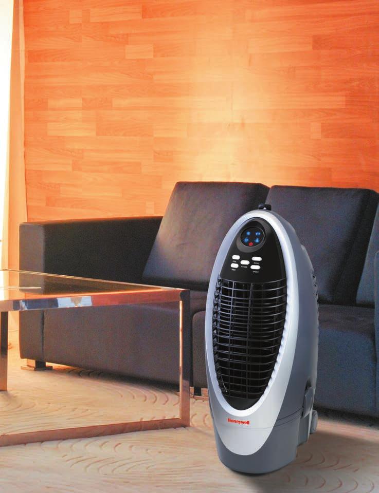 CS10XE The eye-catching CS10XE portable evaporative air cooler keeps the atmosphere pleasant in almost any