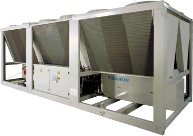Daikin F-type single screw compressor Optimised for R-134a Low sound level High energy efficiency ratio Electronic