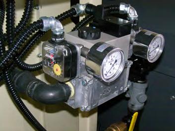 Settings for the Gas and Combustion Air Pressure Switches There are three pressure switches to monitor burner combustion air and gas pressures for safety.