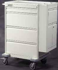 and Side Mount Storage Cabinet unit dose MedicatiOn cart Includes all of the standard features of the Preferred Medical Carts plus: Convenient lockable side cabinet