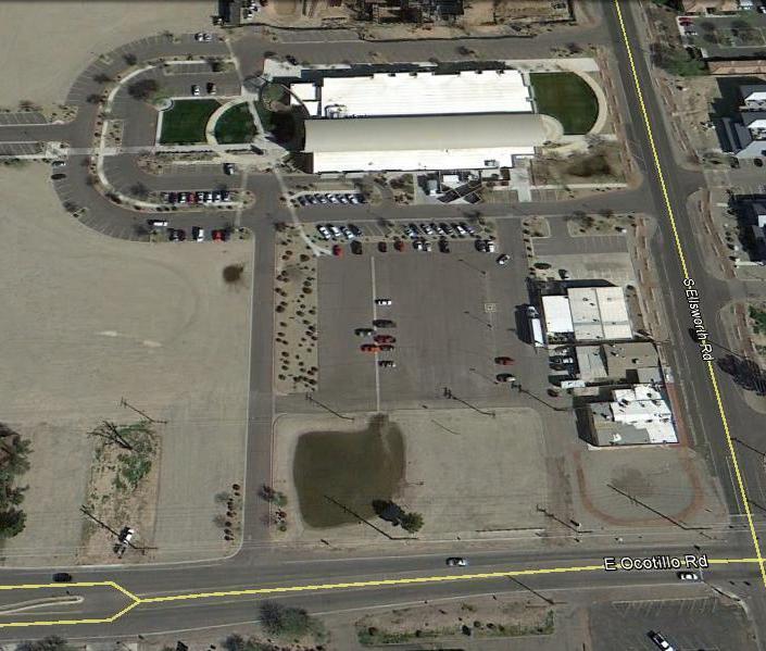 Increase South Library Parking Lot $200K Design and installation of additional 25-30 parking spots at the south parking lot of the library. Ocotillo Road.