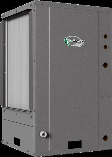 Products Compact Single or Two-Stage Horizontal Packaged Unit GZS/GZT The new Commercial Series Compact Horizontal Packaged water source heat pump features a smaller footprint to fit between 24 O.C. trussing.