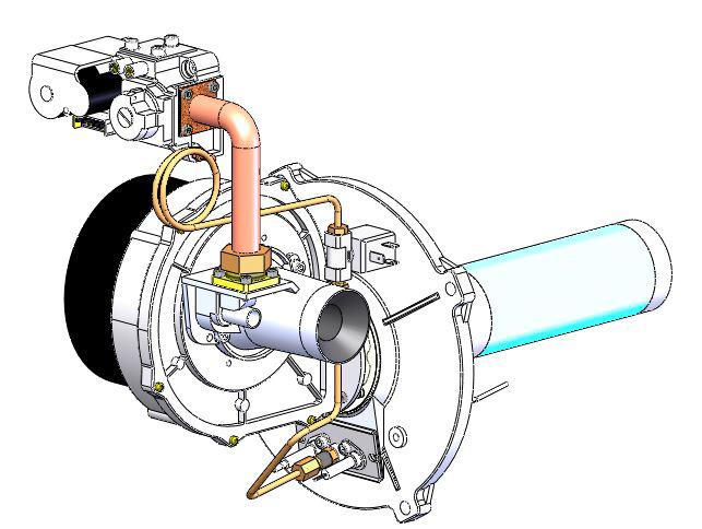 08 102 Pilot solenoid valve G14378 For all models HG0130.00 A 008 Burner torch G14534-P 015-024-034 G14375.01-P 042 G16340.01-P 052 G14370.