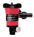 Livewell Aerating pumps Twin Port Pumps Offer the convenience of using only one intake for both the livewell and raw water wash down pump.