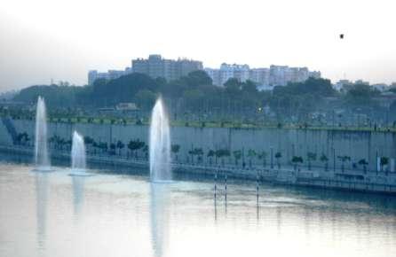 80): Cleaning of the river water and taking garbage out of the water. Water aeration through water fountains Aeration fountains are proposed to maintain the desired DO level in the stagnant water.