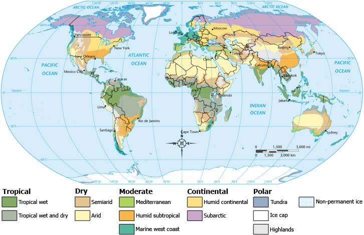 CLIMATE AREAS