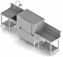 Example plan STR 110 Example plan STR 110 Energy with drying zone Hotel, restaurant, commercial catering with 100 200 diners Performance: Up to 110 racks/h Total length/depth: 3,700 mm / 815 mm