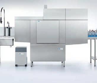 awkward spaces. Highest flexibility With two conveyor speeds to choose from, the STR series adapts to the degree of soiling and the quantity of dishes, during operation.