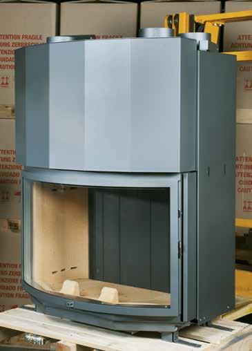 heat retention Encourages more efficient combustion PATENTED SYSTEM insulating THE FIRE The outer insulating layer maintains an even burn by