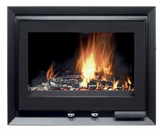 thermal resistance Maintains a clearer view of the flames PATENTED