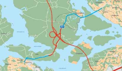 4. Proposed development: The Stockholm bypass and Ekerö road Drottningholm World heritage site