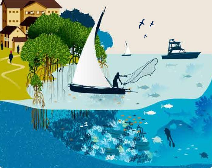 Peoples livelihoods are often directly linked to oceans Global market value of marine and coastal resources and industries is estimated at US$3 trillion per year, or about 5% of global GDP (World