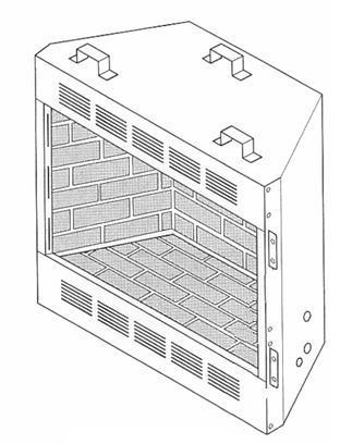 Unvented Log Set: Enclosure Listed to ANSI Z21.