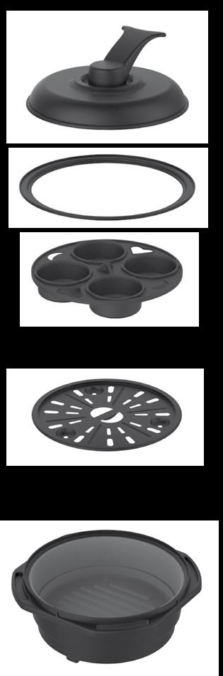 Microwave Grill Parts & Accessories IMPORTANT: Your Microwave Grill has been shipped with the components shown below. Check everything carefully before use.