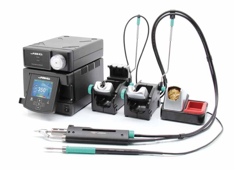 Rework stations 230V The Rework stations offer a complete solution for fast and safe repair of insertion component circuits by suction of the solder.