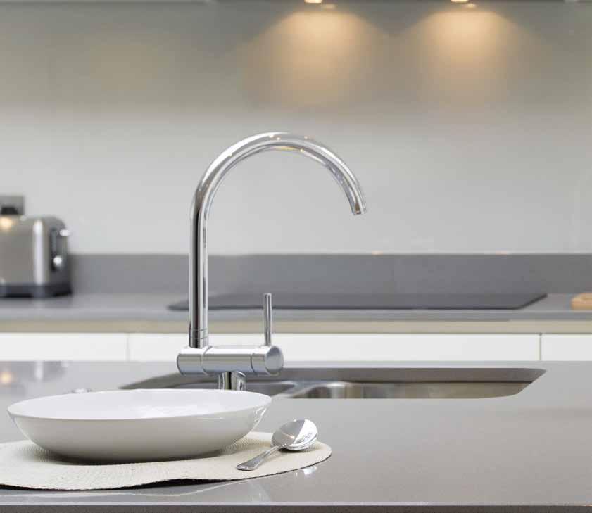 HERZ KITCHEN MIXERS Herz taps are not just for the bathroom and shower room.