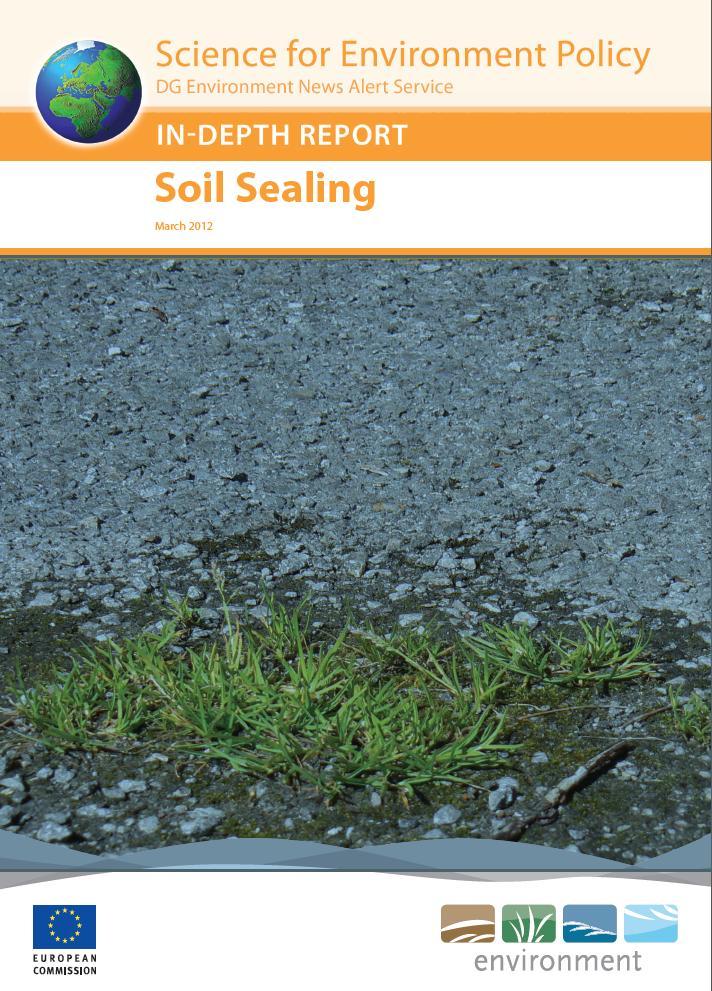 Soil sealing Dublin has 50-79% degree of soil sealing (EU) Bacterial processes in soil can break down and treat waste Soils as a