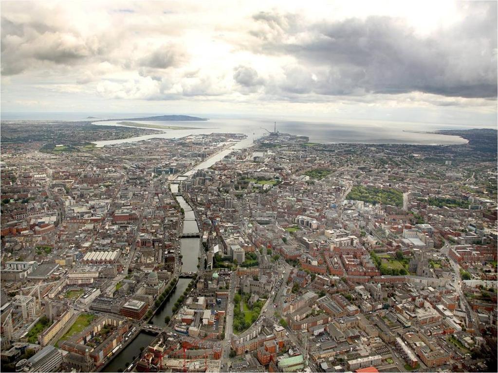 1,400 ha of public parks and open spaces city-wide >2,000 ha of wetlands in Dublin Bay, shallow, large intertidal 2 no.