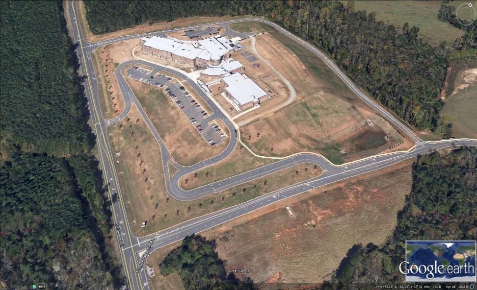 DACUSVILLE ELEMENTARY SCHOOL 200 CHEROKEE TRAIL EASLEY, SC 29640 Grades: K-5 97,696 sf Number of Classrooms 41 Maximum Capacity 861 Recommended Capacity 775 Current Enrollment 650 Current % of