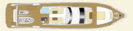 Deck Arrangement TECHNICAL DATA Length Overall 107 (32.68 m) Maximum Beam 23 3 (7.13 m) Draft 5 10 (1.