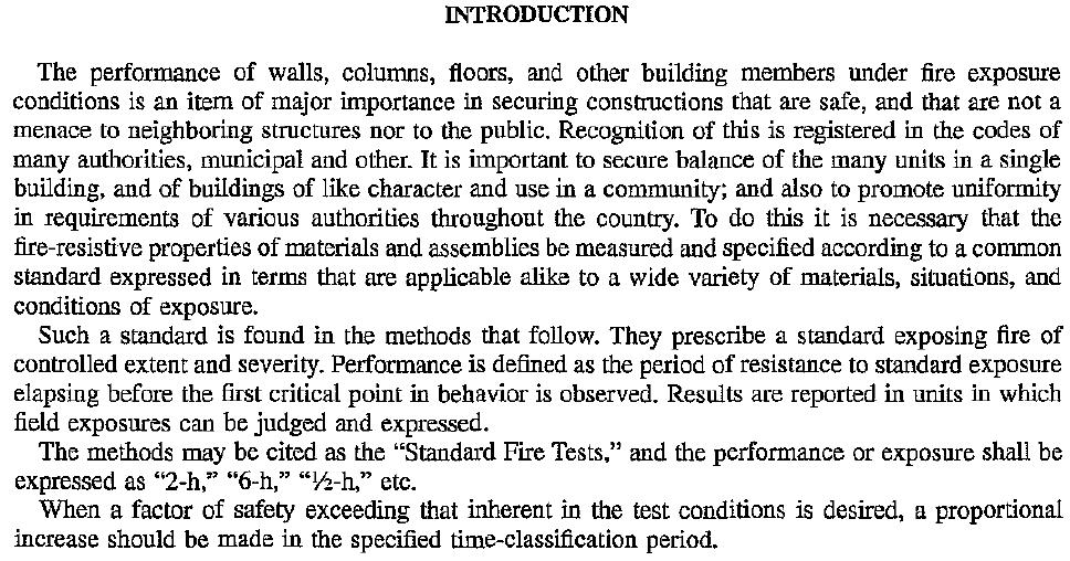 703 Fire-resistance ratings & fire tests Fire-resistance ratings of building elements are