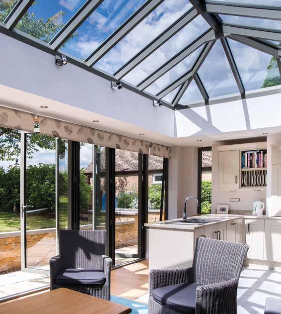 conservatories, especially in strong sunlight conditions.