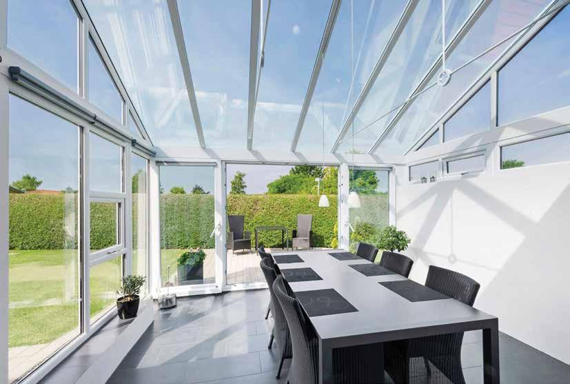 MAX Manufactured to EN 1279-2-3 Single conservatory roof glass units up to 4000mm, without the need for muntin bars A mbi-max glass gives the home
