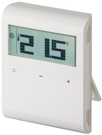 s 1 424 RDD100.1RF RCR100RF Wireless room thermostat with LCD for heating systems RDD100.