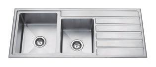 SINKS SC-NH339SF-2 Single bowl with
