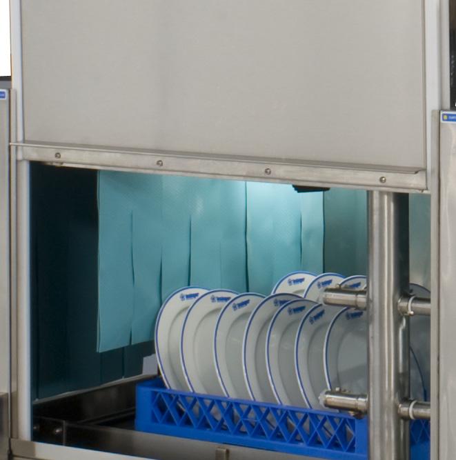 The doors also provide wide access to the interior of the machine for quick and efficient daily maintenance.