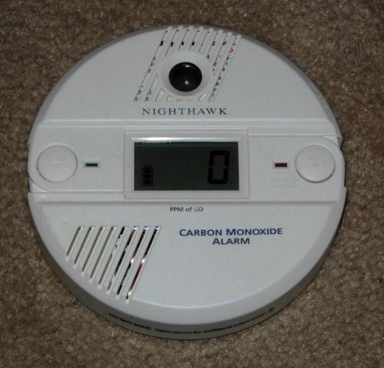 Also consider the need for a carbon monoxide (CO) alarm. These are similar to smoke alarms but instead of sensing smoke they are looking for CO, a lethal gas that is odorless and invisible.