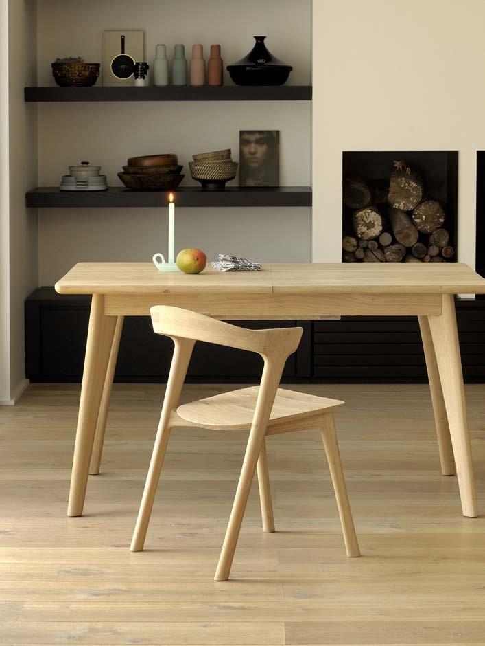 OAK OSSO EXTENDABLE DINING TABLE We have an extensive collection of tables in many sizes and styles, suitable for all kinds of interiors,