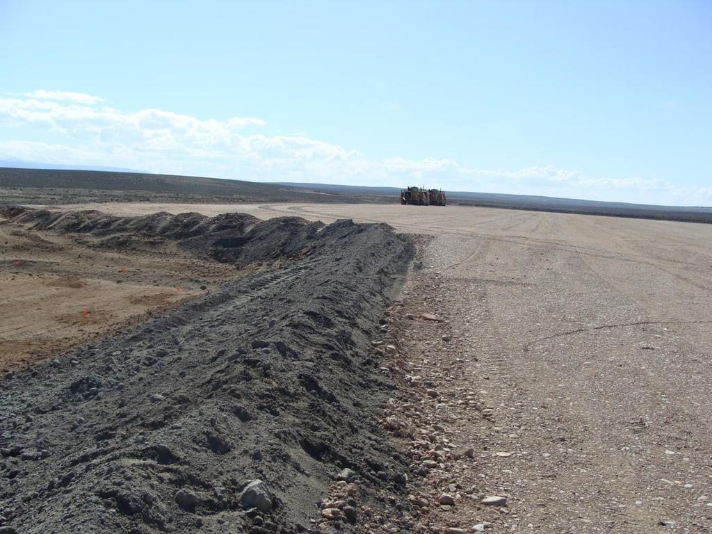 RECLAMATION REQUIREMENTS BLM s Policy Manage all waste materials: Segregate, treat, and/or bio-remediate contaminated soil material.