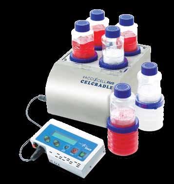 media replacement and product harvesting Sampling Port enables aseptic removal of BioNOC TM II carries for cell counting Magnetized controller enables convenient positioning on the outside surface of