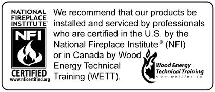 The Horizon HZO60 Outdoor fireplace has been approved by Warnock Hersey/Intertek for both safety and efficiency.