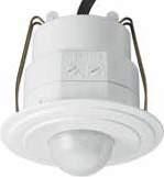 30~200 Lux OFF DELAY 5sec - 40min COLOUR White MATERIAL Flame retardant PC IP20 K5015 DEPTH REQUIRED BEHIND CEILING 100 105g excluding cable K5016 105g approx 6.