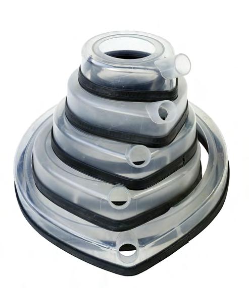 K50 WSR SEALING DISC WSR Sealing discs are designed to be affixed to