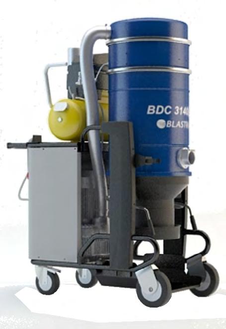The BDC-3140LPP comes standard equipped with a M-class cartridge filter or optional H-class filter and is very versatile. Easy to move and transport due to the robust wheels with brake systems.