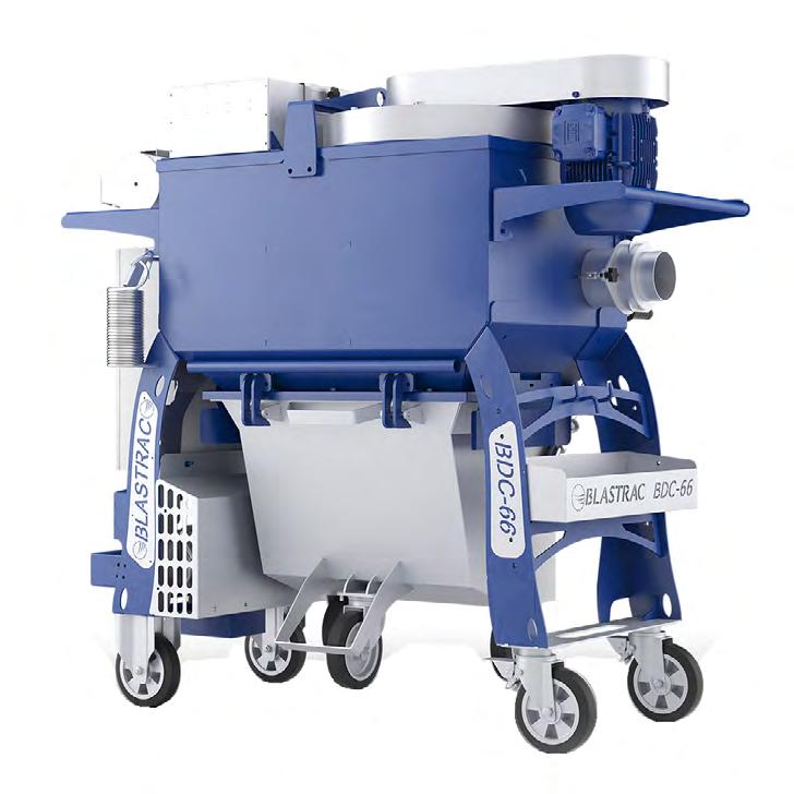 THE BDC-99 DUST COLLECTOR The Blastrac BDC-99 is a heavy duty dust collection system ideal for the toughest jobs and applications.    Suitable for medium to large grinders and scarifiers.