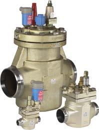 ICLX ICLX valves are used in suction lines for the opening against high differential pressure, e.g. after hot gas defrost in large industrial refrigeration systems with ammonia, fluorinated refrigerants or CO2.