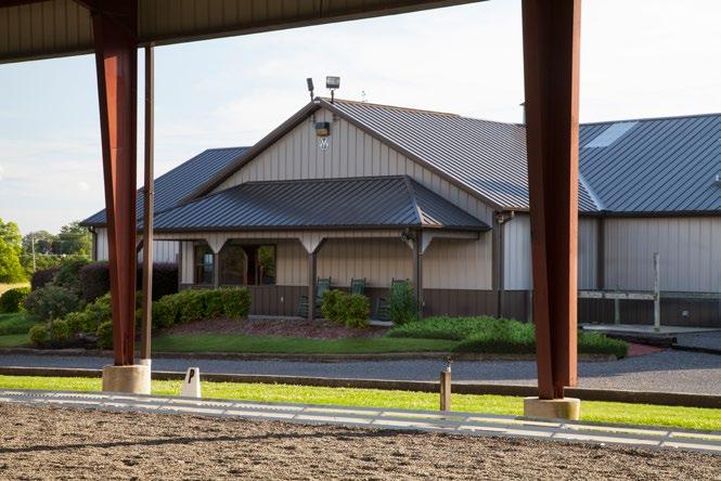 20 x 60 Meter Dressage Arena: 200 x 80 Foot covered Arena built in 2000 with: packed blue stone base with sand and rubber footing concrete curbing to contain the