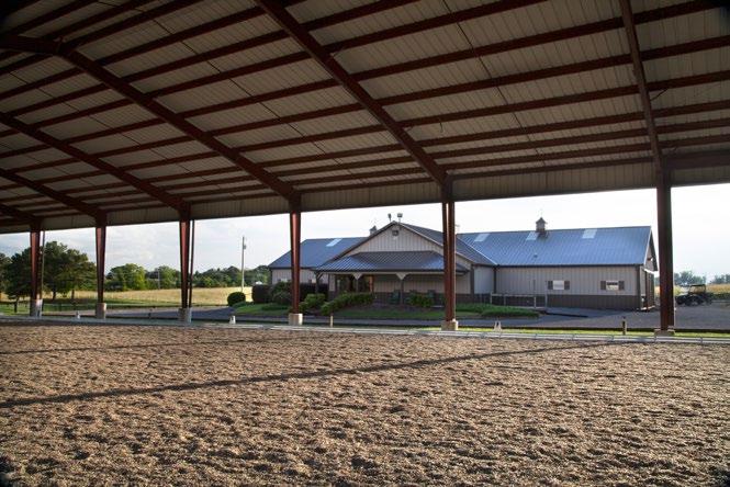 roosting. Horse Stable is a Morton Building built in 1994 with insulated roof. City water and well water available.