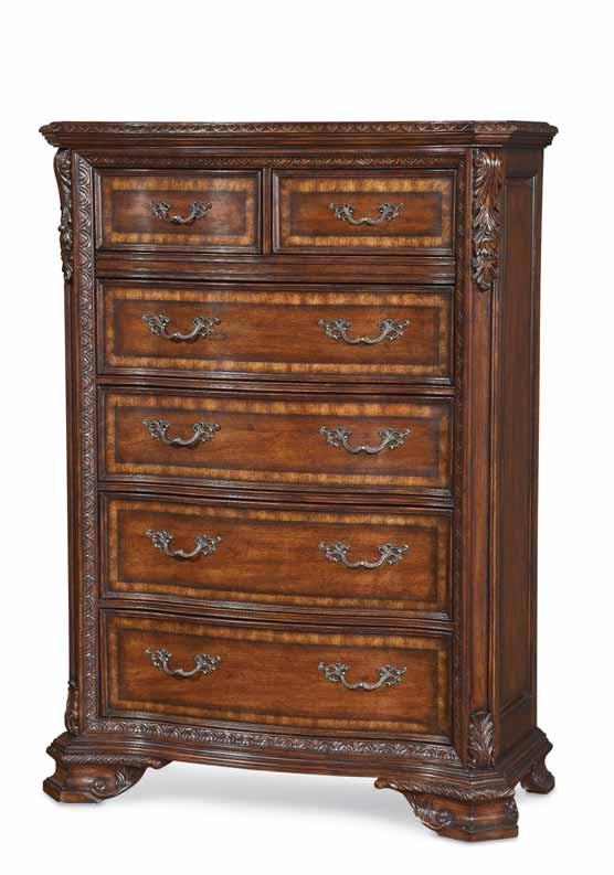 MASTER CHEST TOP 62"W X 21"D X 39"H 43154 MASTER CHEST BASE 62" W