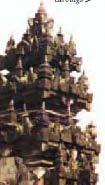 Kepala Stupa Buah Buton Pohon