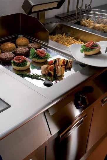 900XP & 700XP 17 Chrome Fry Top Maximum quality regardless of your recipe. Griddle meat, fish and vegetables at the same time.