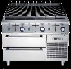 Maximum power with the PowerGrill HP or Fry Top HP on the top of the innovative