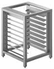 (WxDxH) 600x600x900/950 mm TVL40 capacity 8 trays Upper and lower shelf kit for stand model TVL40 2RIP40 Castors