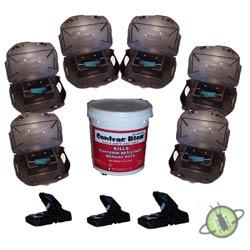 Rodent Control Kit Use Recommendation code: 2009 Rat / Rodent Control Kit Rodent Control Kit is great for the homeowner that is trying to control a large exterior/interior rat and / or mouse problem