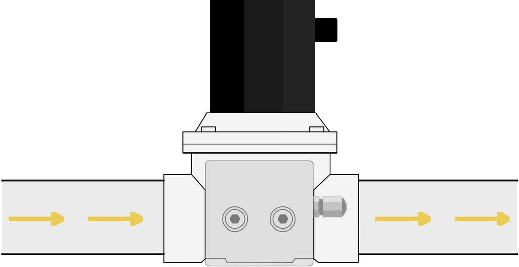 Solenoid and Sender Unit Mounting Never mount the valve such that
